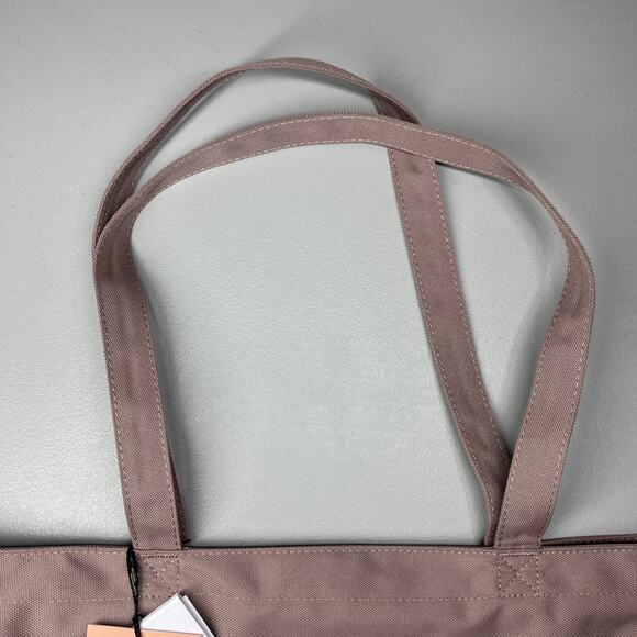 Herschel Supply Co. Mica Tote Zippered Shoulder Bag Carry All Travel Ash Rose - Picture 4 of 8